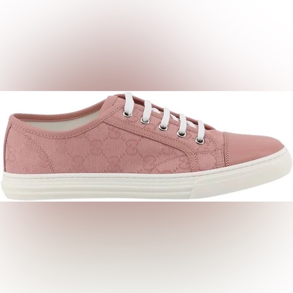 Used Women’s Gucci GG Pink Canvas Sneakers size 38 - Picture 8 of 8